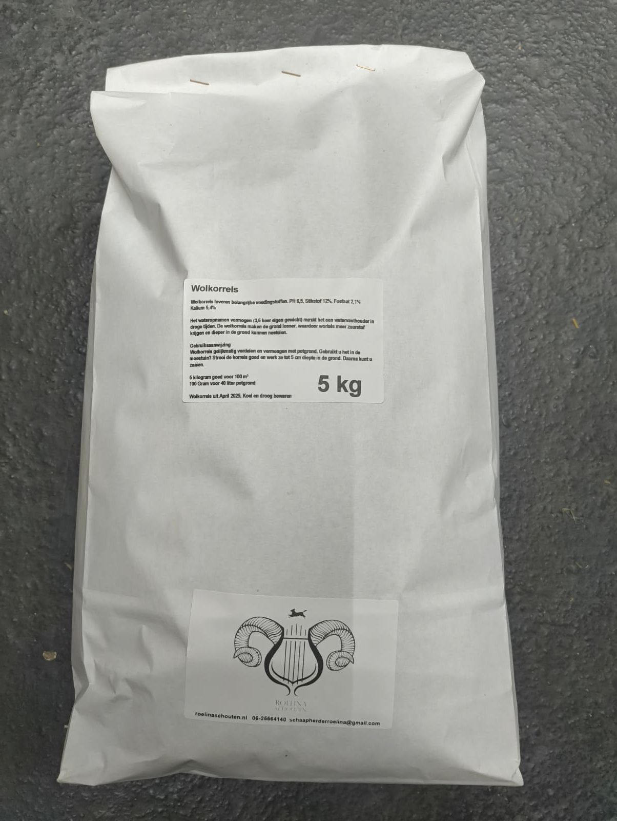 Wolkorrels 5 kg